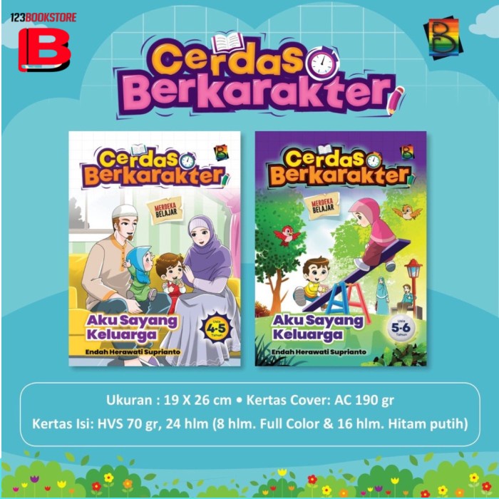 

BUKU TK/PAUD KURIKULUM MERDEKA BELAJAR - PAKET CERDAS BERKARAKTER