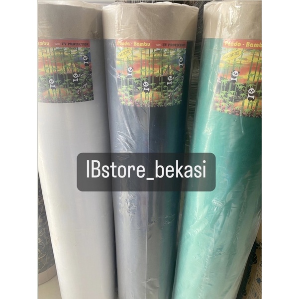 Fiber Pagar Penutup Pagar Motif Bambu Tebal 0.6 x 1 Meter