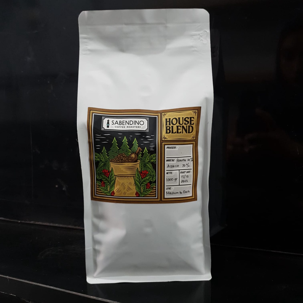 KOPI SABEN HOUSE BLEND 70:30 ARABIKA ROBUSTA PREMIUM