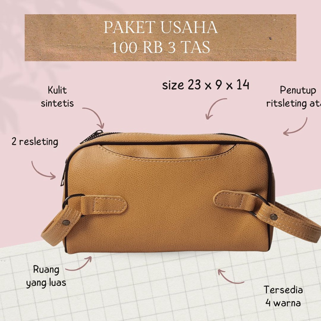 cedro leather paket usaha Tas william