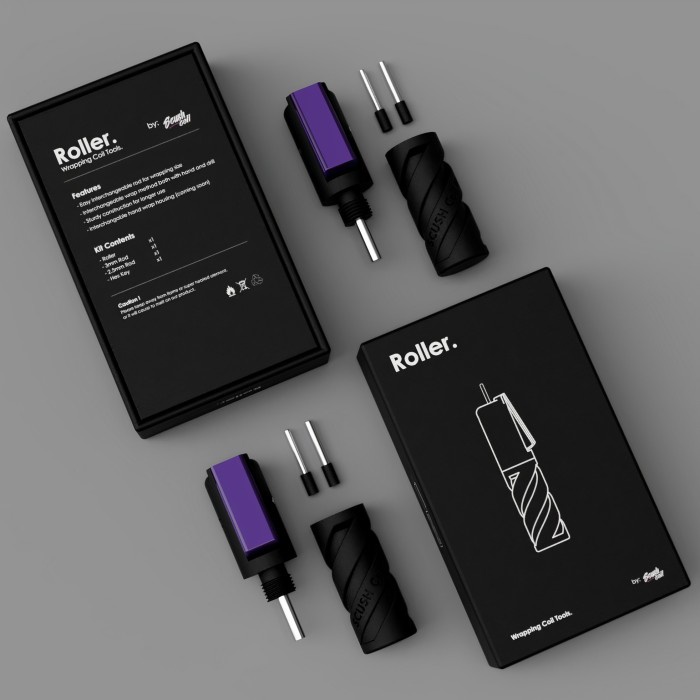 Roller / Wrapping Coil Tools for Coil Builder by Scushcoil