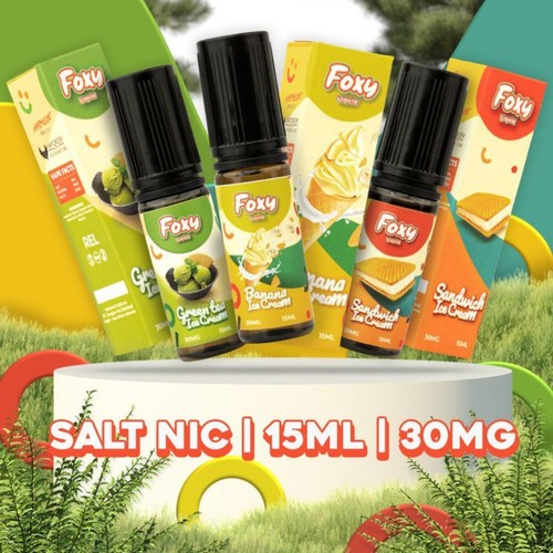 LIQUID FOXY SALTNIC 15ML 30MG CREAMY LIQUID