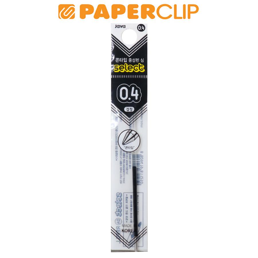 

ISI PULPEN/REFILL BALLPOINT JAVA PEN 0.4 BLACK GEL