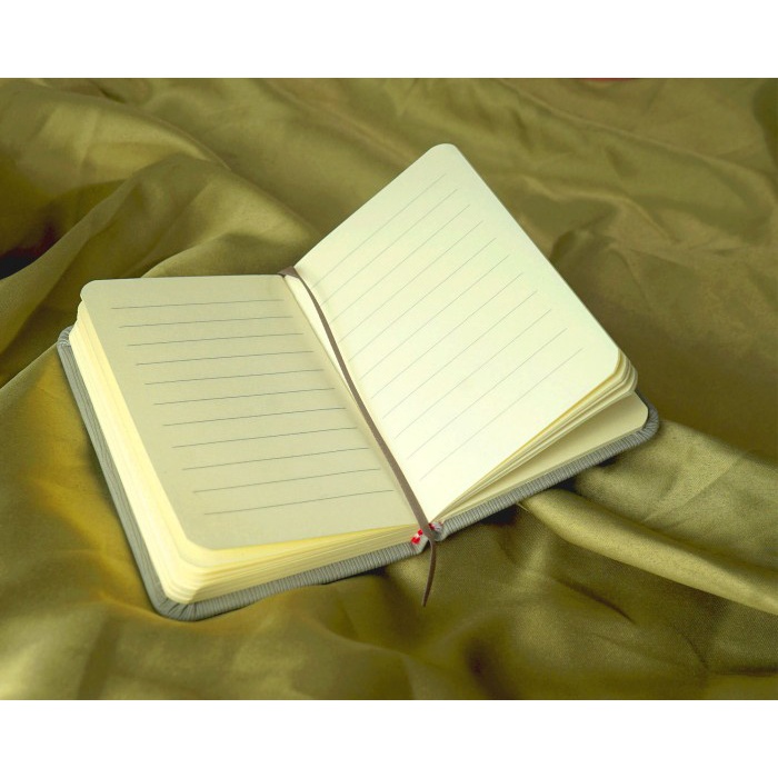 

Terlaris ✨ -Koob. Pocket Notebook A7 Hardcover Buku Tulis Saku Agenda Jurnal Diary - Abu-abu- 2.1.23