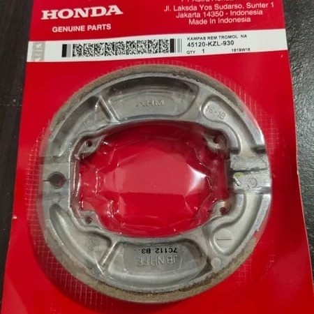 Kampas Rem Tromol Belakang Honda Vario Beat Spacy Fi New Lama Baru KZL