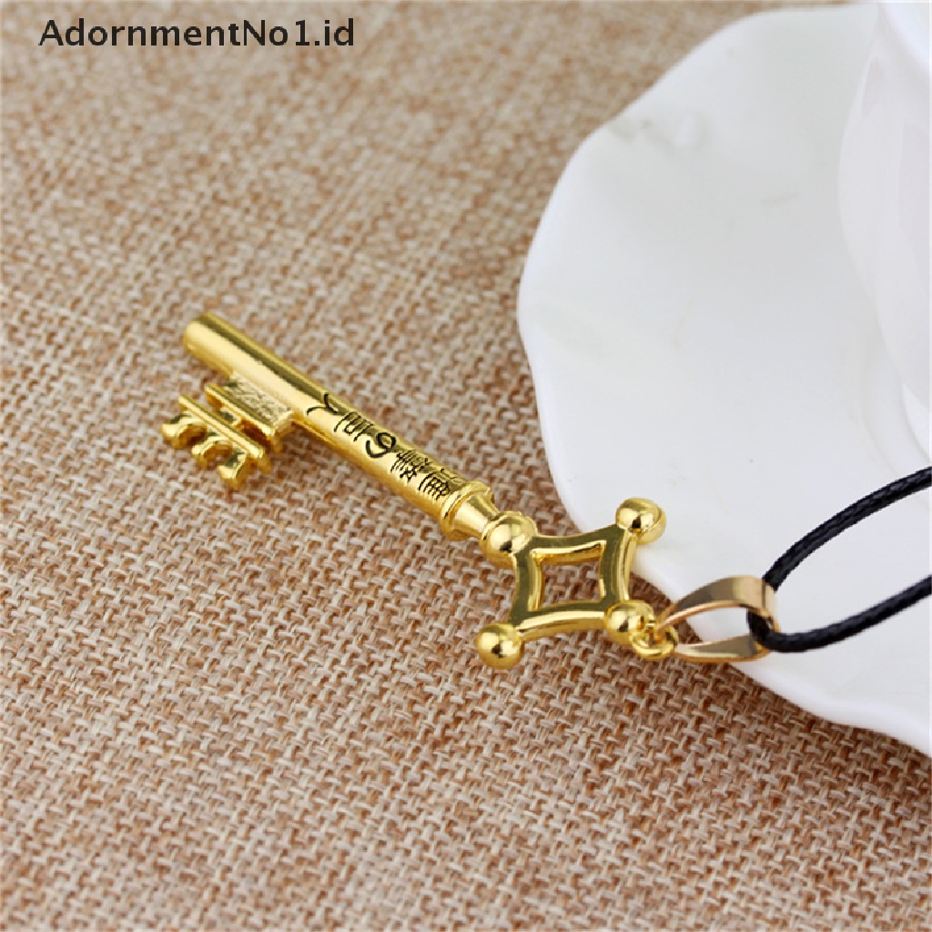 [AdornmentNo1] Kalung Attack On Titan Eren Kunci Shingeki No Kyojin Liontin Fashion Vintage Retro Perhiasan Anime Untuk Pria Cosplay [ID]