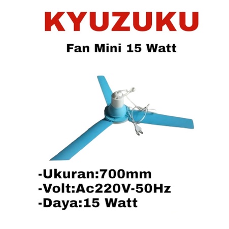 Fan Mini Gantung 15Watt KYZUKU