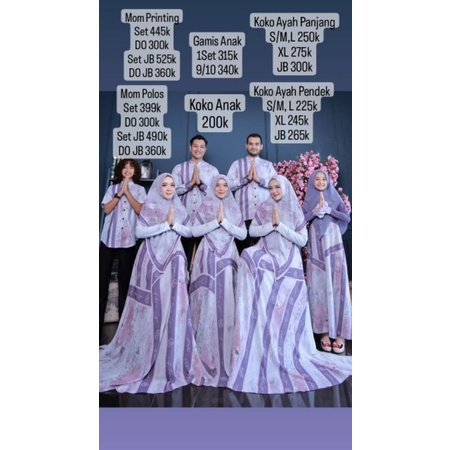 HALIZA SYARI SENANDUNG 6 SET FAMILY