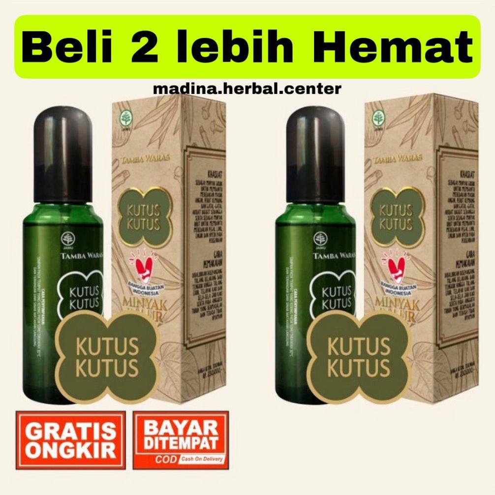 KUTUS KUTUS MINYAK PAKET HEMAT DAPAT 2 Minyak Kutus-Kutus Herbal Organic 100ml Terbaru MKK Kutuskutu