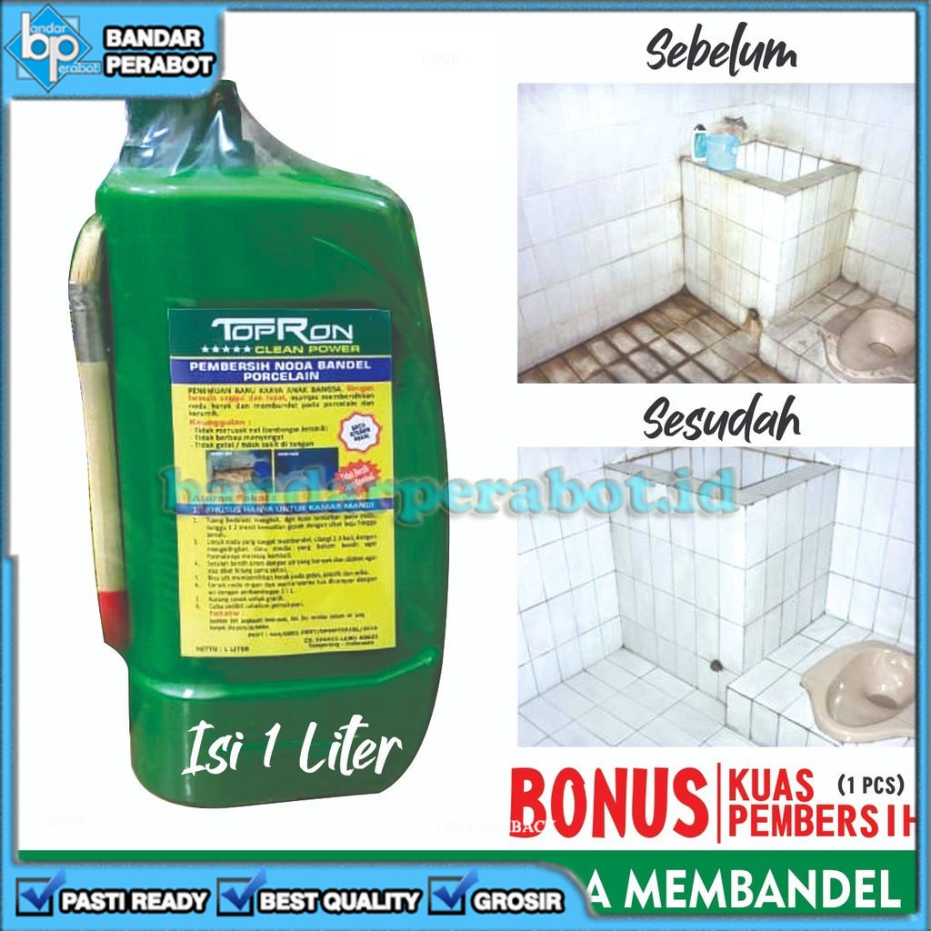 	 [BP] TOPRON PEMBERSIH KERAK KAMAR MANDI KERAMIK LANTAI MEMBANDEL	