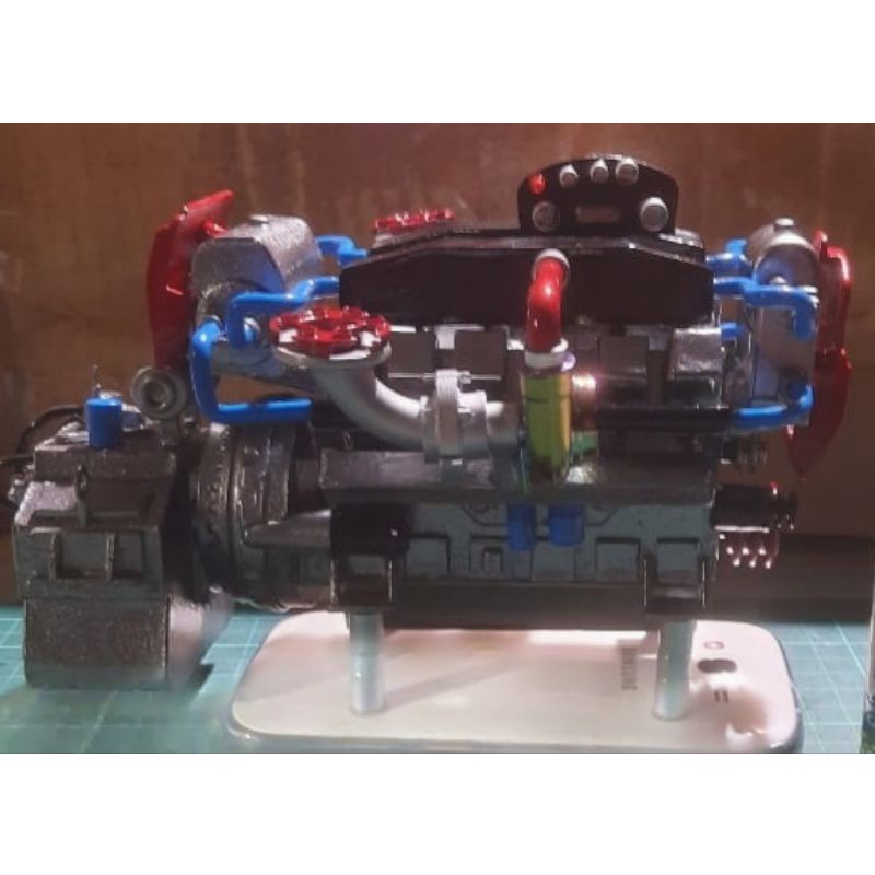 Minitur engine diesel V12double turbo+gearbox I