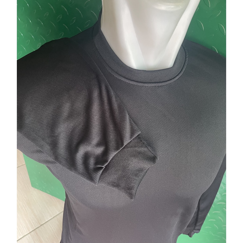 Kaos Dryfit Hitam Panjang - Kaos Dryfit Panjang - Jersey Polos