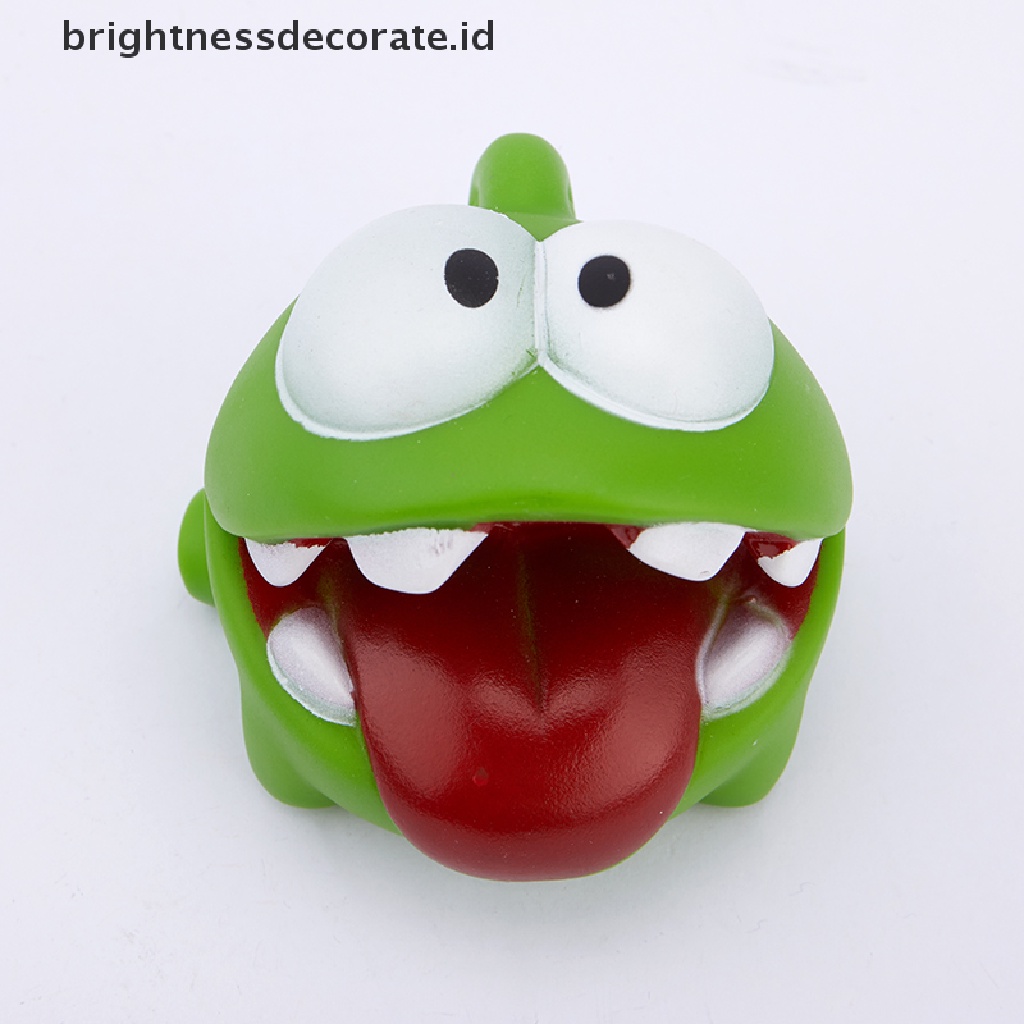 [Birth] Tali Kodok Vinyl Karet Games Boneka OM NOM Candy Gulping Monster Mainan Figure [ID]