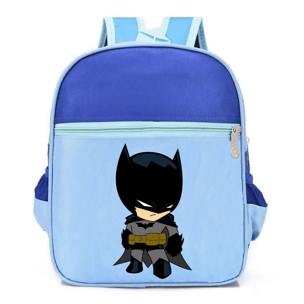 PVJ - Tas Ransel Anak Sekolah TK SD PAUD Motif Karakter Super Hero Lucu