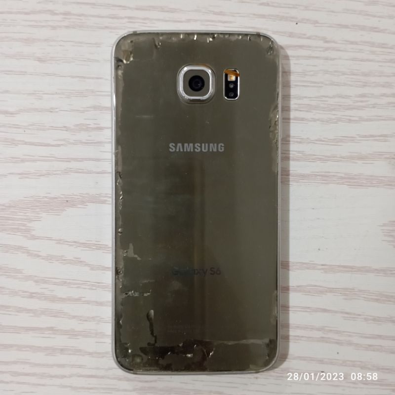 mesin Samsung galaxy S6 flat normal