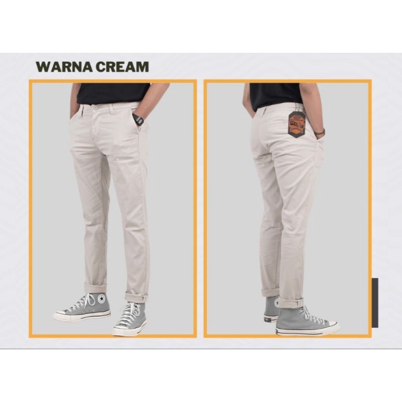 CELANA CHINO PRIA / BAHAN STRECTH / MELAR / PREMIUM / SLIMFIT / FORMAL / DICKIES/HURLEY