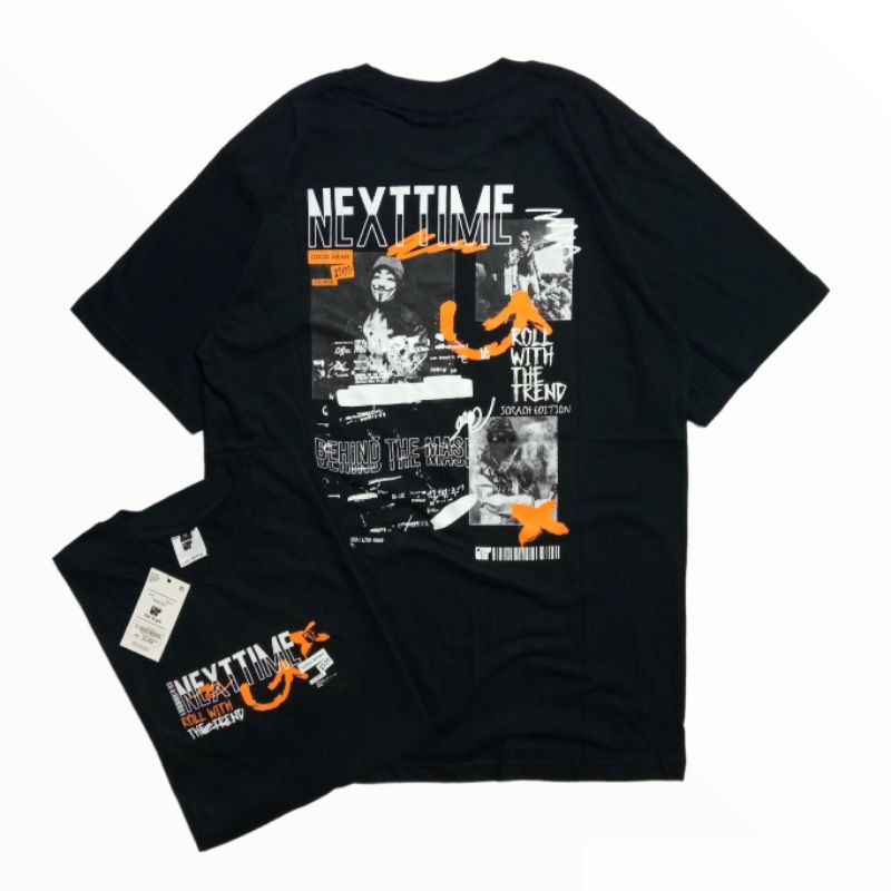 TSHIRT DISTRO ORIGINAL SEVENKEY x NEXTTIME TSHIRT STREETWEAR KAOS DISTRO PRIA KAOS PRIA