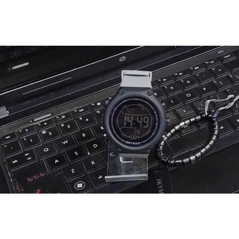 OJam Tangan Pria Skymax Original Anti Air Standart Militer Waterproof Anti