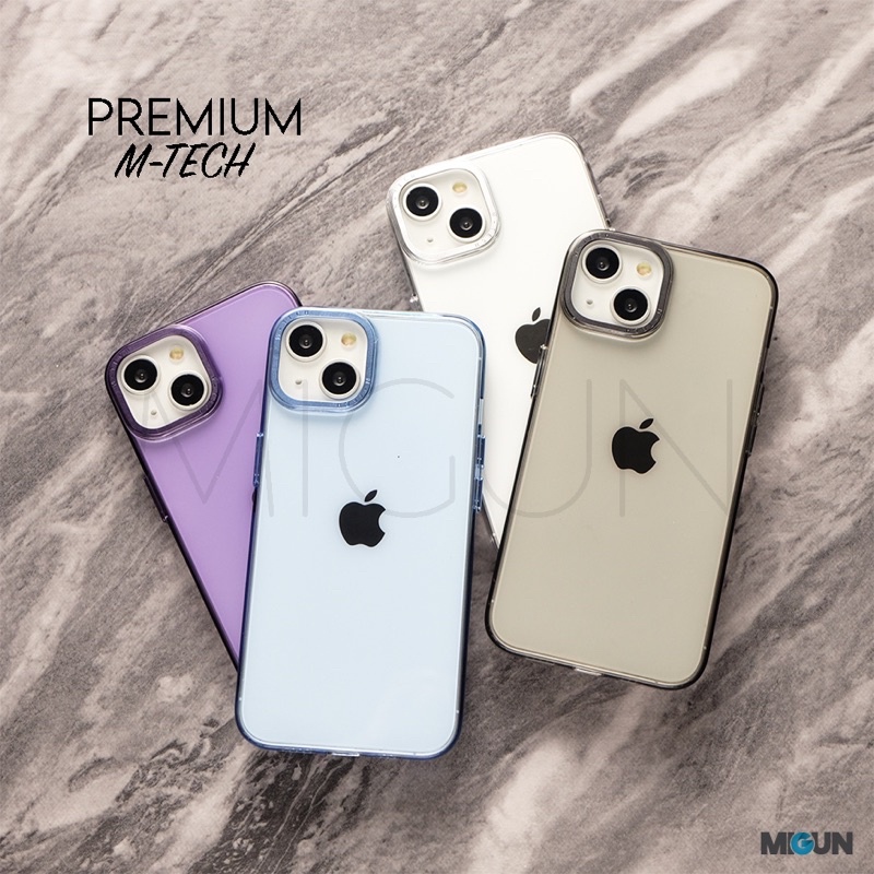 PREMIUM! M-Tech Hi Quality Silver Button Hard Case iPhone 12 13 14 PRO MAX Plus