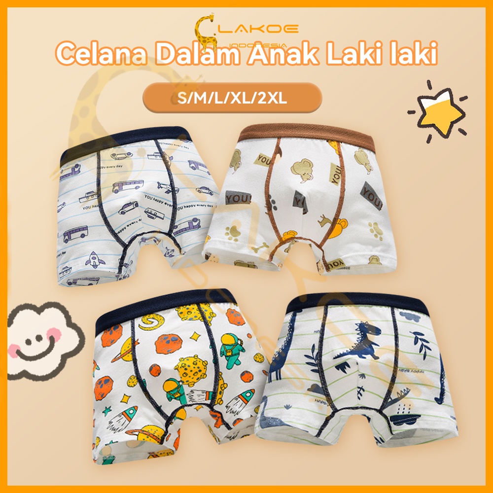 Celana Dalam boxer Anak Laki Laki Kartun