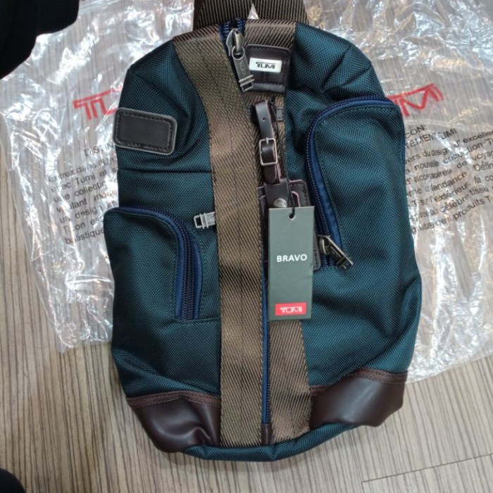 Tas TUMI Alpha bravo Sling Bodybag / Tumi Saratoga Import - Hitam LX_Store