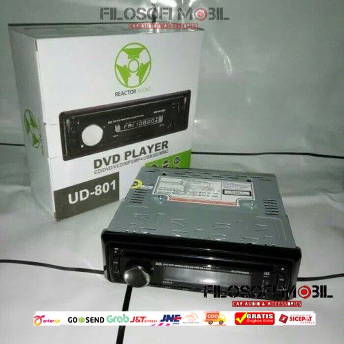 Single Din DVD Reactor Audio UD 801 / DVD Reactor Audio UD 801  - FM