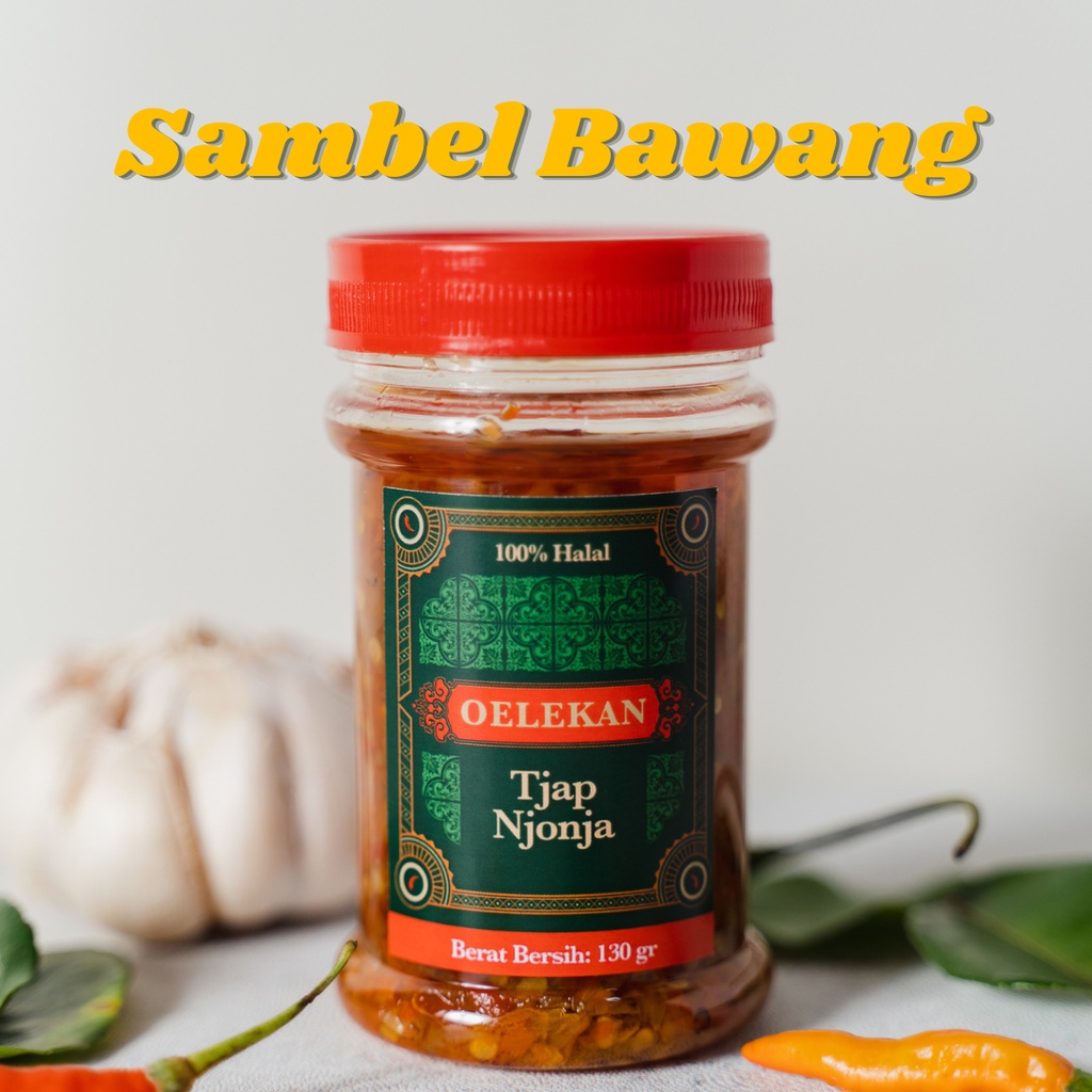 

Sambel Bawang / Sambal Bawang Pedas Oelekan Tjap Njonja Halal Homemade 130 gr