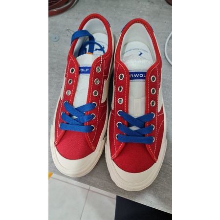Sepatu Compass Retrograde Retailer Low Red/Blue Size 40