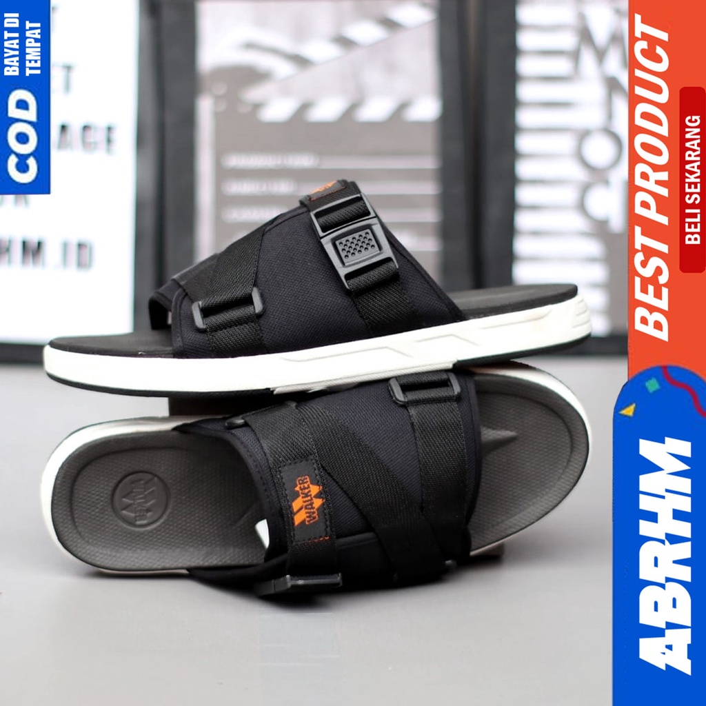 Sandal Slide Pria Selop Sendal Pria Terbaru Distro Abrhm CHESTER