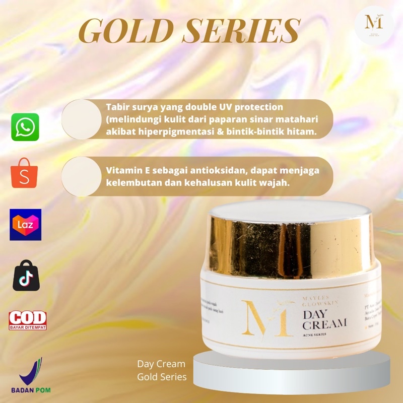 DAY CREAM MAYLES GLOW SKIN BY MUTIARA AYU LESTARI