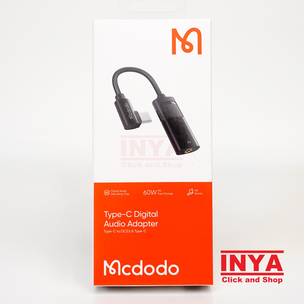 AUDIO ADAPTER TYPE-C DIGITAL MCDODO CA-1880 - Output DC3.5 &amp; Type C