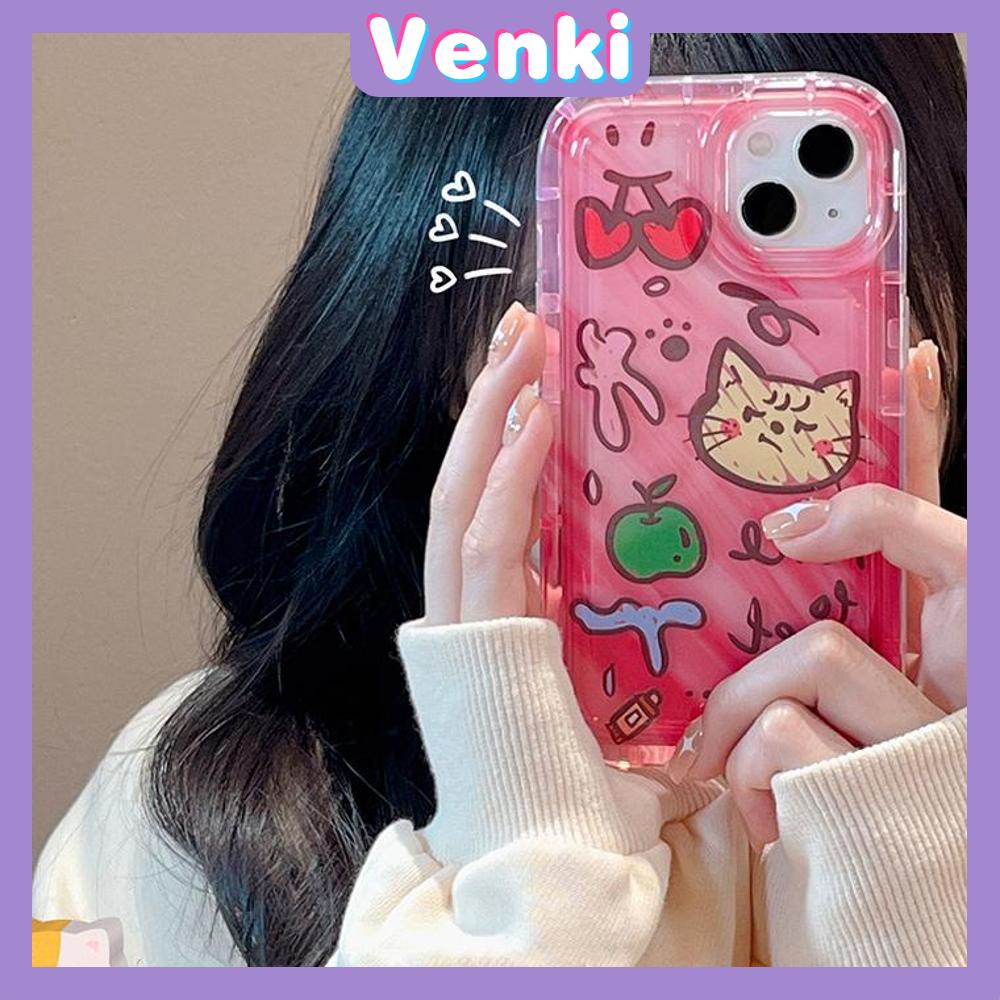 Case For iPhone 14 Pro Max TPU Soft Jelly Airbag Clear Case Cute Cartoon Cat and Dog Camera Protection Shockproof For iPhone 14 13 12 11 Plus Pro Max 7 Plus X XR