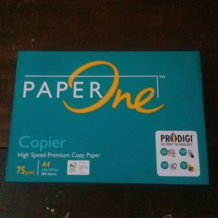 

/////] kertas hvs a4 1 rim paper one 75gr