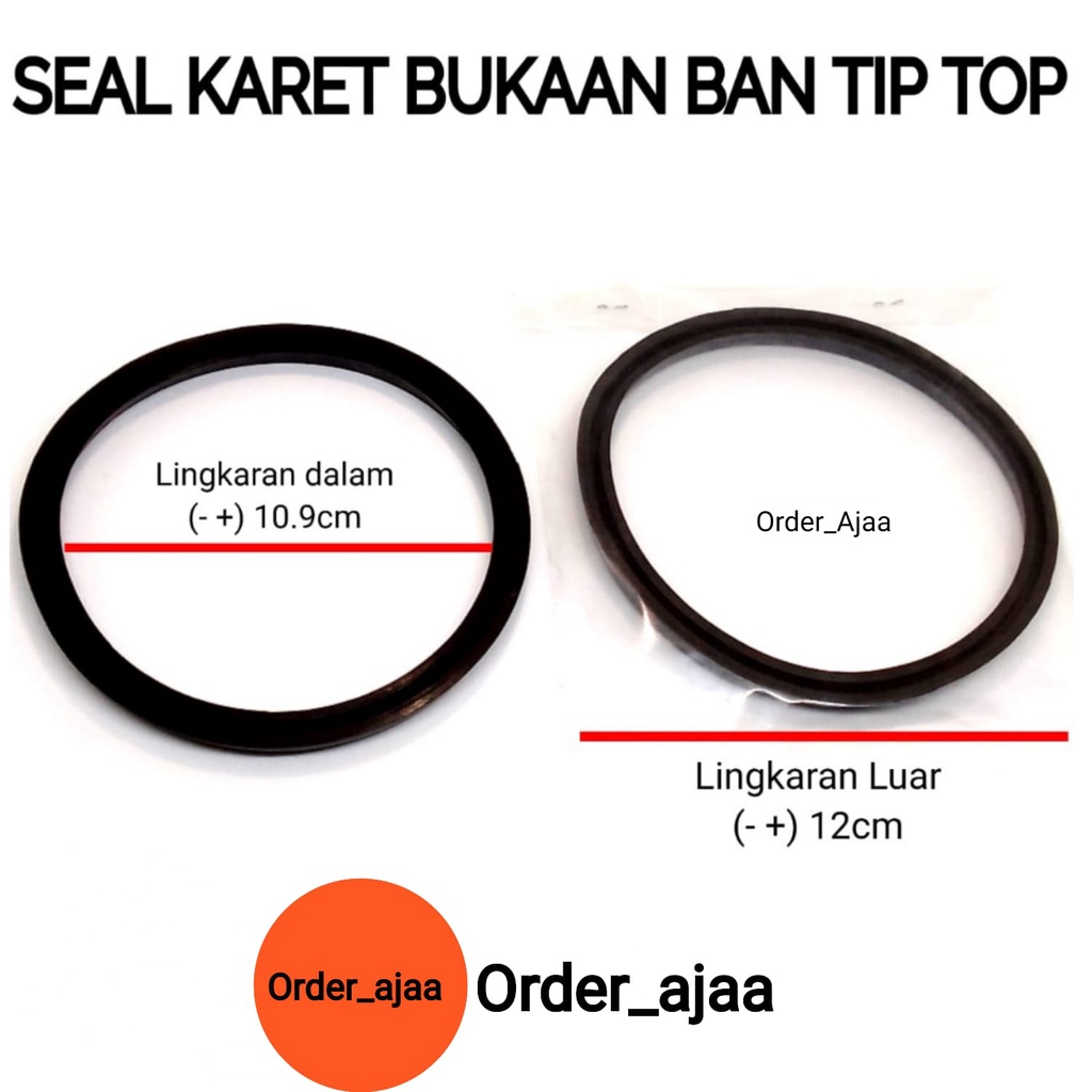 Seal Bukaan Ban Mobil Manual Karet Seal Bukaan Ban Tip Top