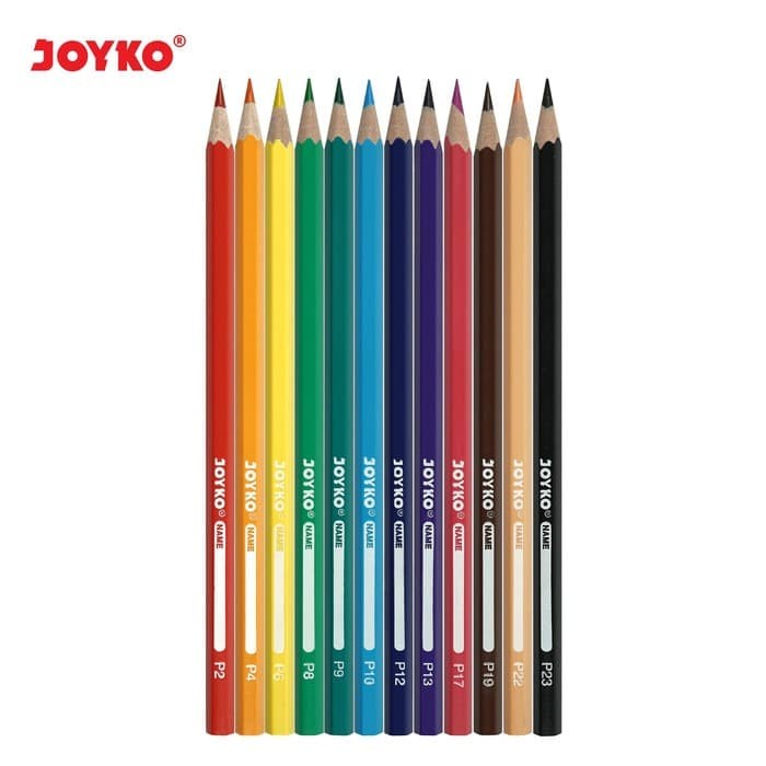 Color Pencil / Pensil Warna Joyko CP-103 / 12 Warna / Panjang