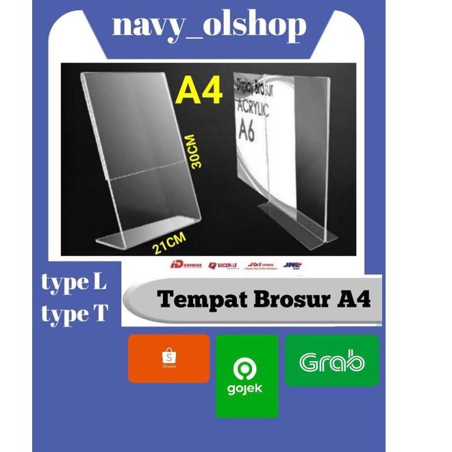 

Terbaru dan terlaris TEMPAT BROSUR / TENT HOLDER / TENT CARD AKRILIK DISPLAY UKURAN A4 serbuuu !