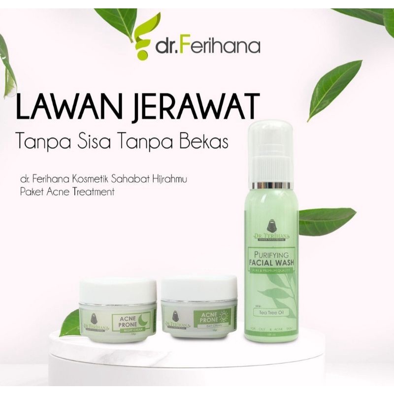 Paket super ekonomis acne 2 dr. Ferihana | Sarasdrferihanacosmetics