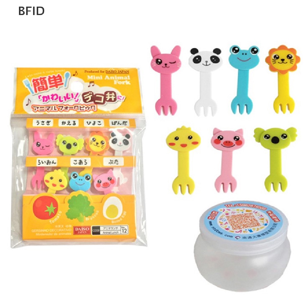 [BFID] 1set Animal Kingdom Garpu Buah Kue Dessert Pick Tusuk Gigi Bento Lunches Party [ID]