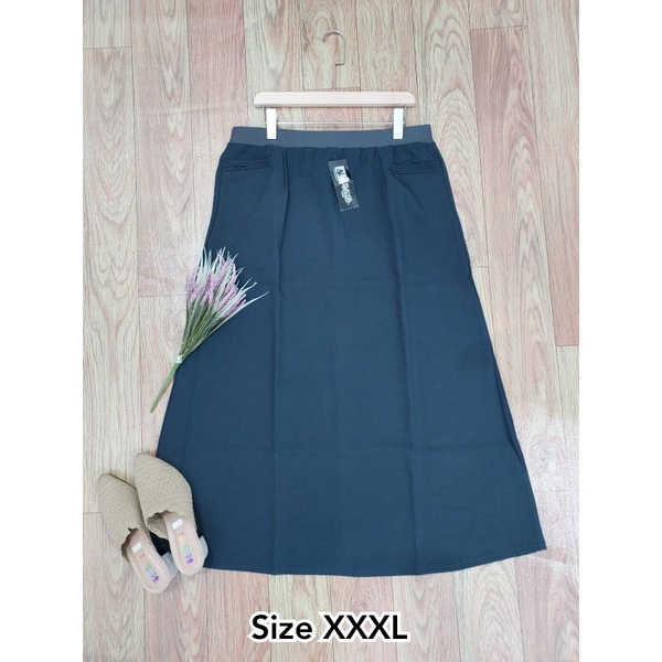 ROK KERJA KLOK A IMPORT PREMIUM // ROK POLOS WANITA // ROK PAYUNG WANITA