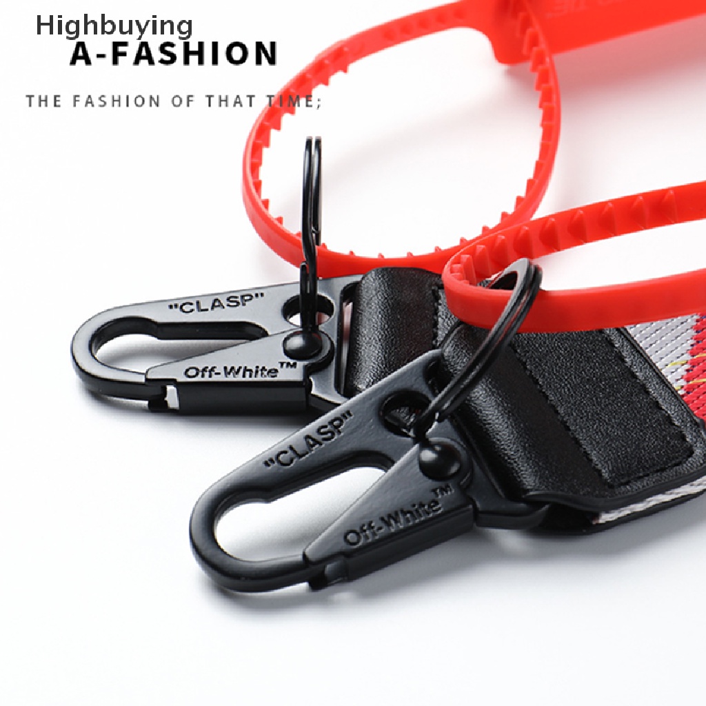 Hbid Off-White Inspired Keychain Lanyard Tali Pergelangan Tangan Sabuk Industri 10.5 &quot;NY Glory