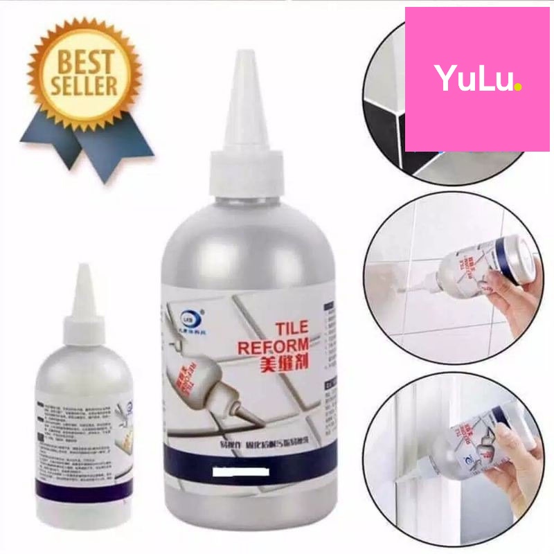 Pengisi Celah Keramik Tile Reform Warna Putih Anti Jamur 150ML
