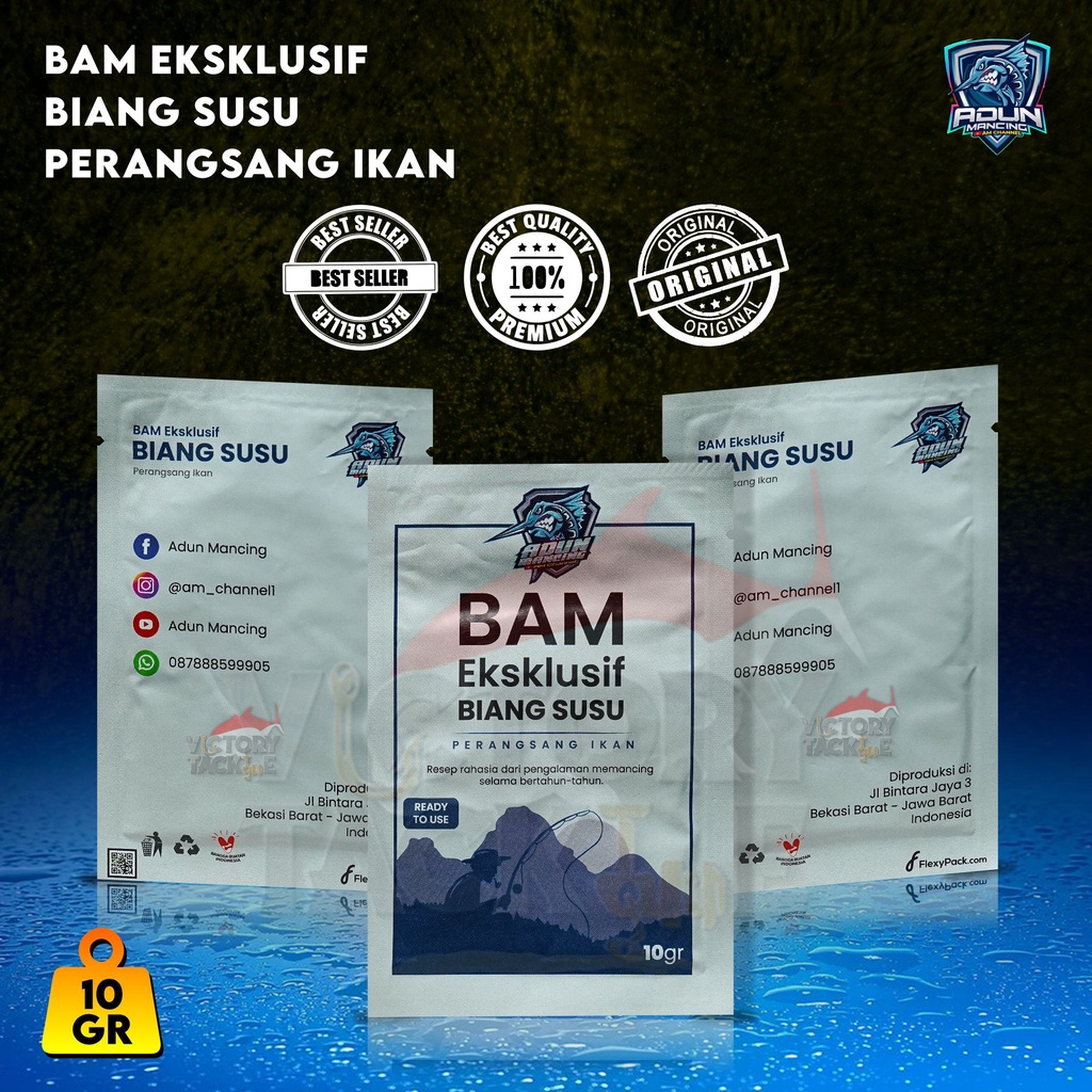 BAM SERBUK | PENGERAS | BOOSTER ADUN MANCING | PISANG SUSU | PANDAN KEMASAN 75 GR