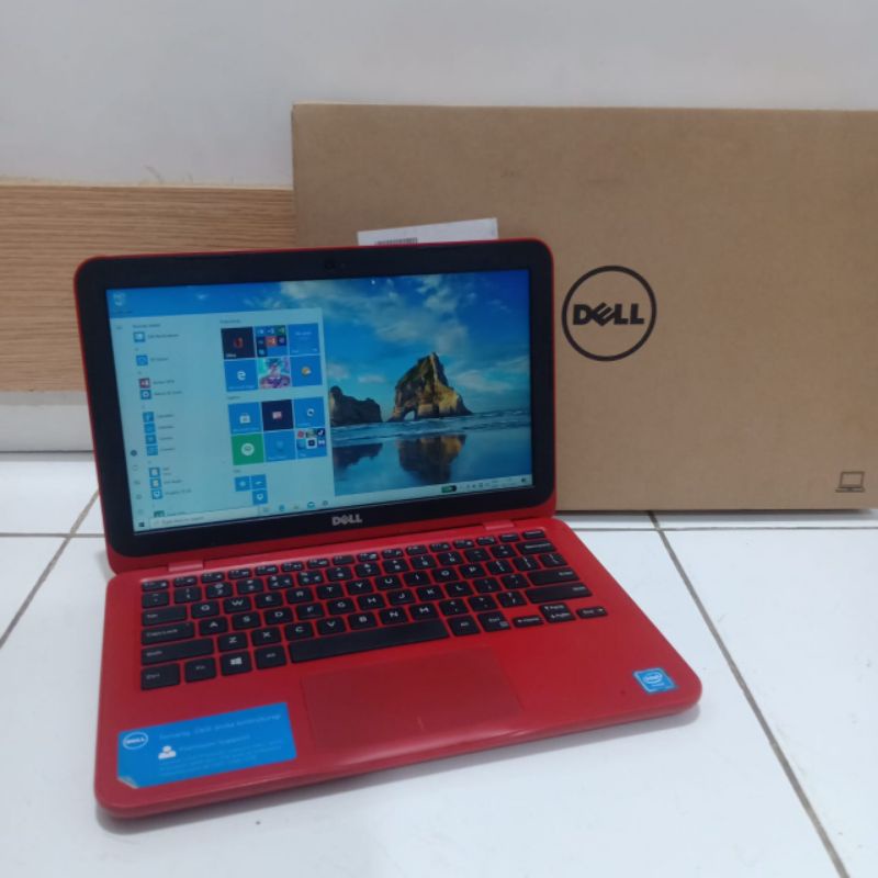 Dell Inspiron intel Celeron Ram 4Gb HDD 500GB Windows 10 Full aplikasi siap pakai simpel ringan slim dibawa kemana-mana