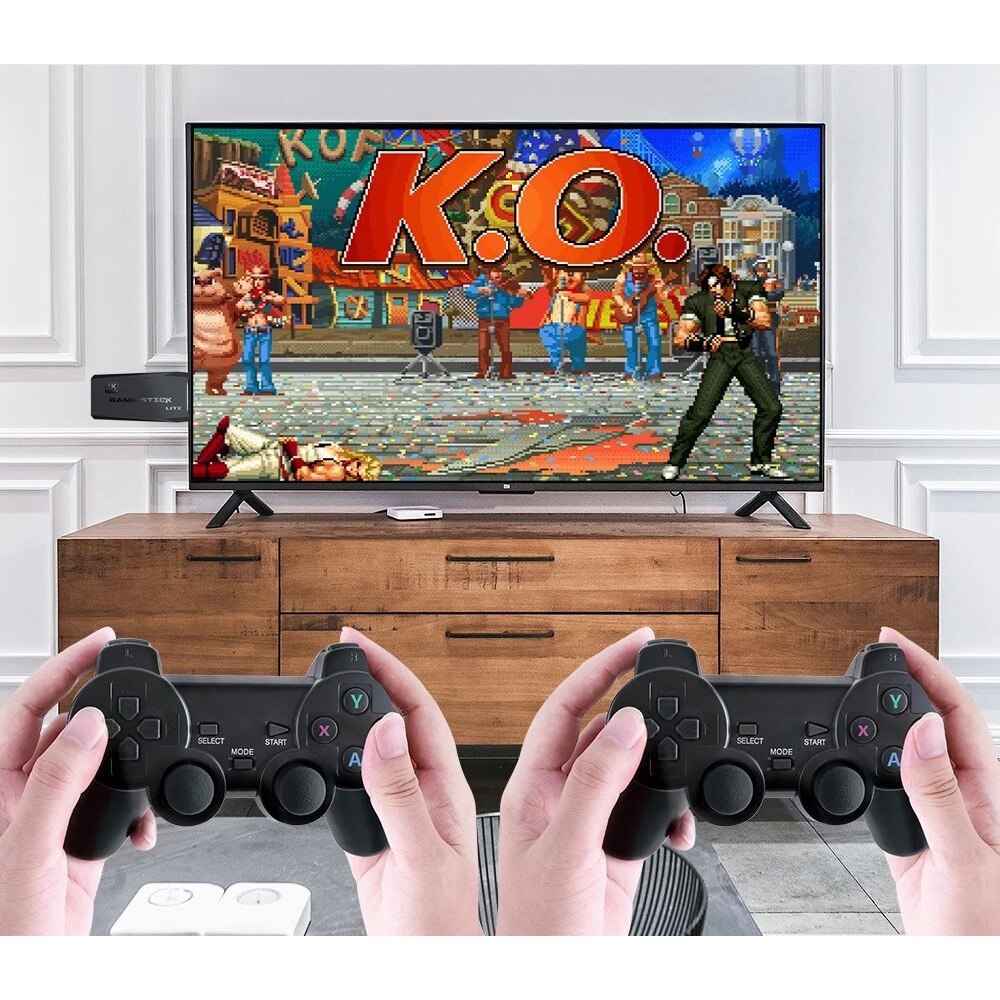 Video Game Box Console 2.4G Wireless Controller Stick 4K Lite M8 Retro