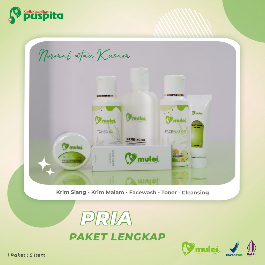 PAKET LENGKAP PRIA - Skincare Wajah Normal