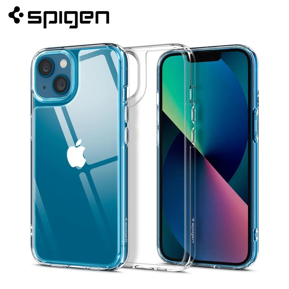 SPIGEN Neo Hybrid Crystal Clear Iphone 11 12 13 14 pro max Case Cover Casing Transparan Bening