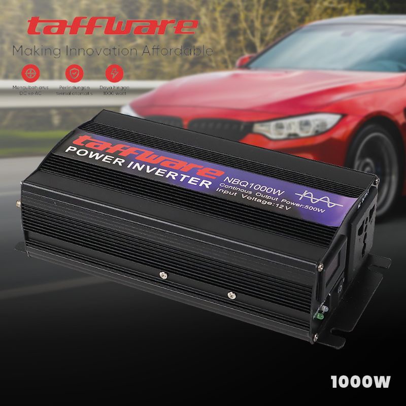 Taffware Car Power Inverter DC 12V to AC220V 1000W - NBQ1000W