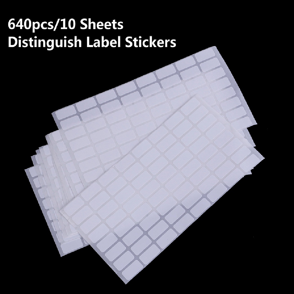 [lalatag] 640pcs Stiker Label Samaran Label Penyimpanan Klasifikasi Berlian [ID]