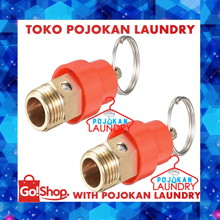 Safety Valve 1/4 Inch/Safety Valve Maomoto 1/4 Inch/Safety Kompresor/Kran Otomatis 1/4 Inch