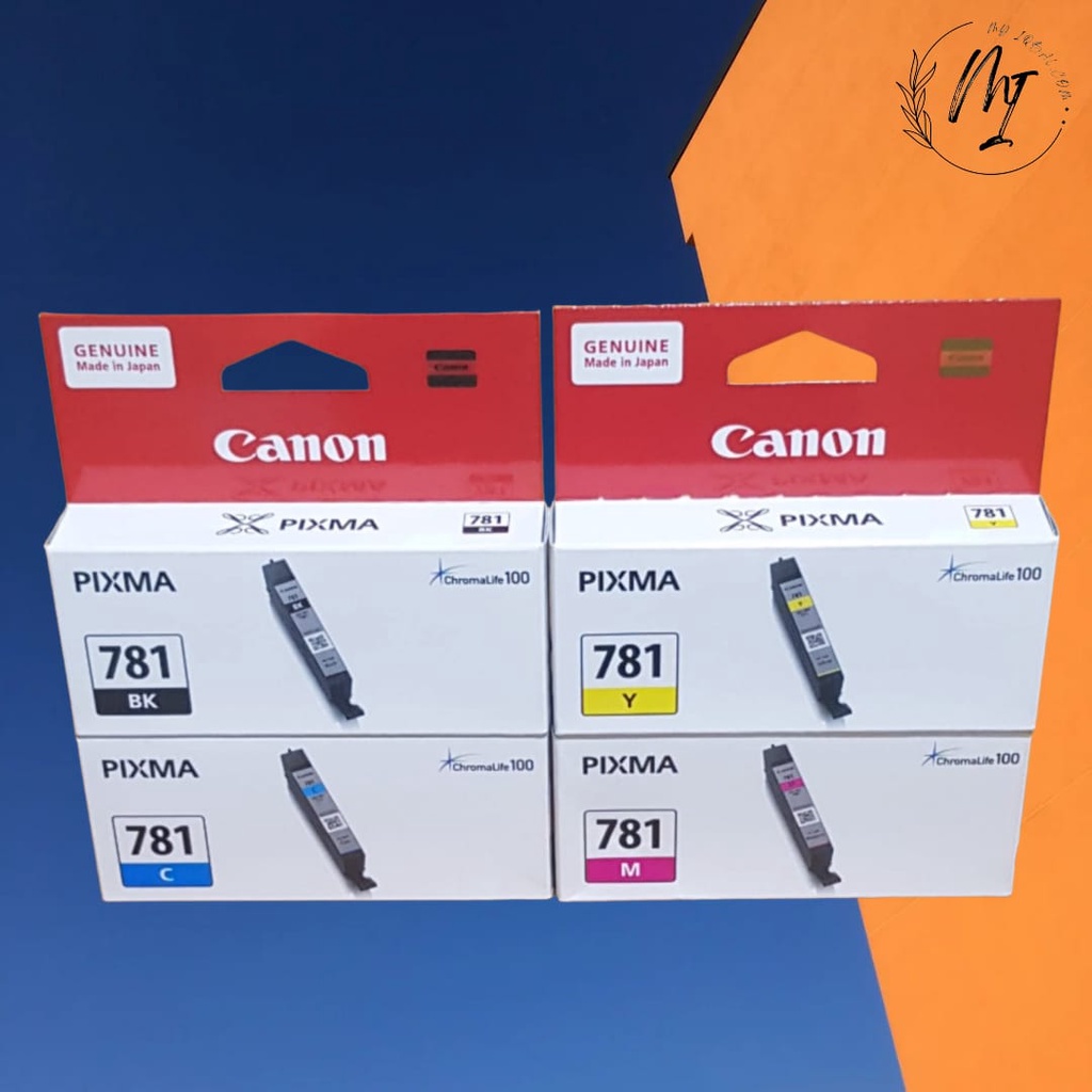 Paketan Tinta Catridge Canon 781 Black + 781 Colors Original